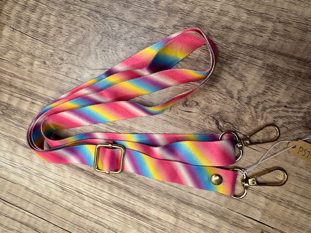 Cute Pink Blue Yellow Purse Strap Adjustable Crossbody Guitar Strap 1/2 inch